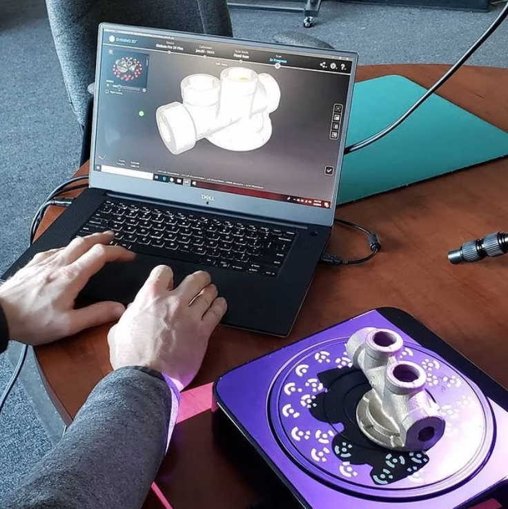 天津3D扫描公司案例：5分钟完成扫描测绘，助力非标自动化设备配件快速更换